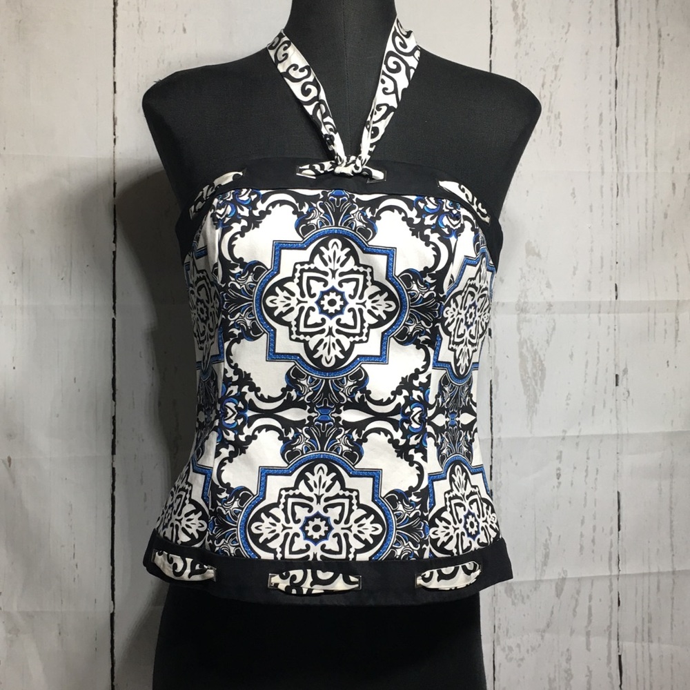 WHBM Women’s Corset Bustier Halter Top Size 8